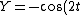 Y=-\cos(2t)